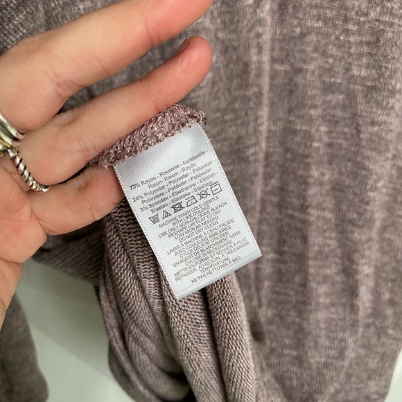 We the Free Sweater Purple Wrap Oversized Dolmon Sleeves XS - Picture 10 of 10